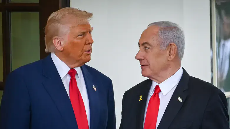 Биньямин Нетаньяху и Дональд Трамп