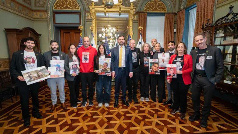 Vance meets Hamas captivity survivors and hostage families