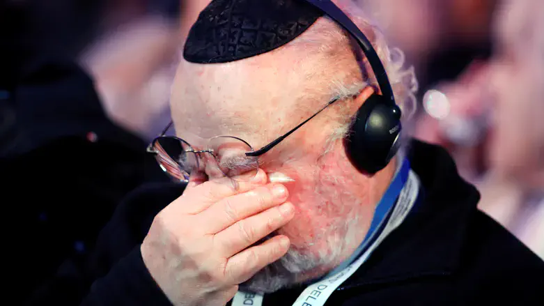 Survivor at 75 years liberation ceremony