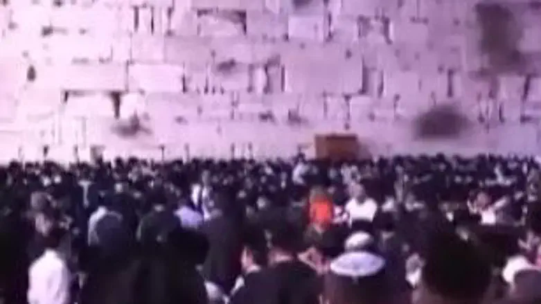 At the Kotel on Passover