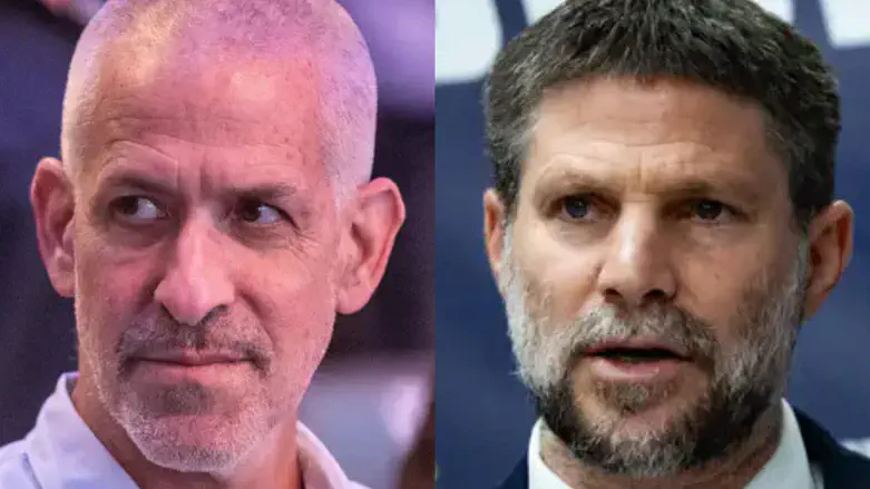 Shin Bet Director Ronen Bar and Minister Bezalel Smotrich