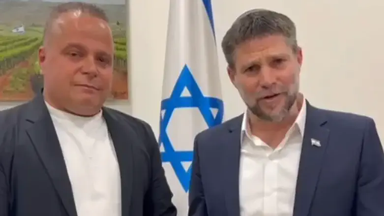 השר סמוטריץ' עם ראש העיר אשקלון