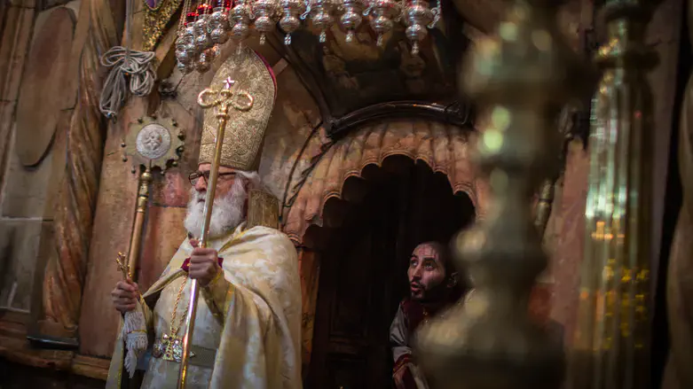 At the Church of the Holy Sepulchre
