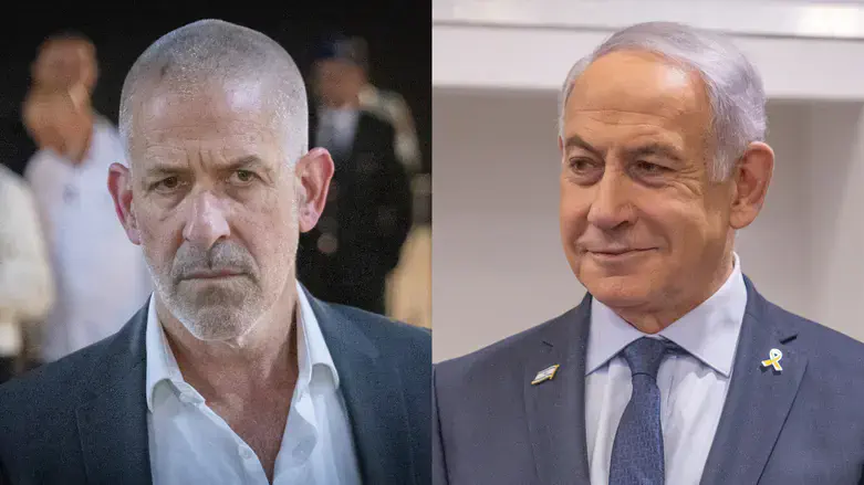 Benjamin Netanyahu and Ronen Bar