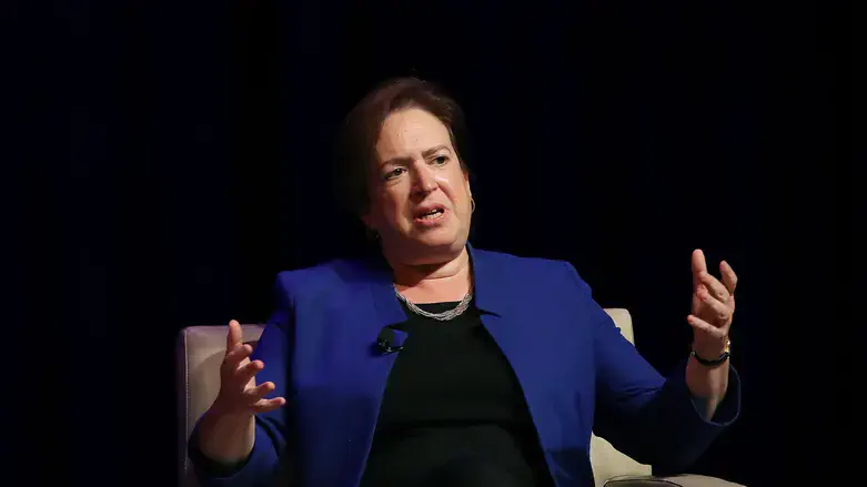 Elena Kagan participates in a discussion at George Washington University, in Sept. 2016