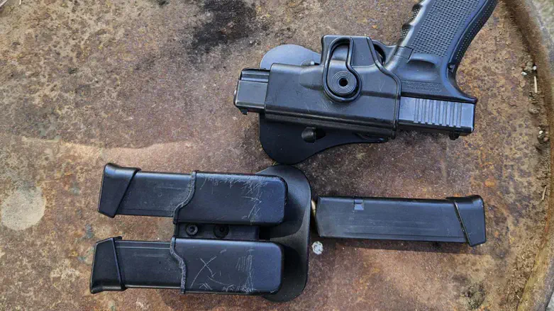 The weapons that were located