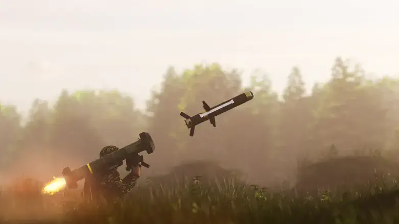 Shoulder-launched missile (illustrative)