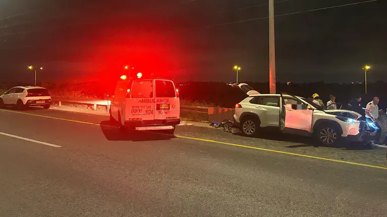 The scene of the accident