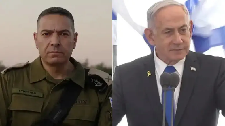 Benjamin Netanyahu and IDF Spokesperson