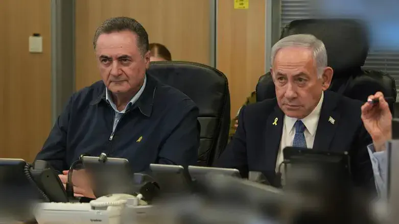 נתניהו וכ"ץ בבור