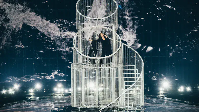 Yuval Raphael during the rehearsal
