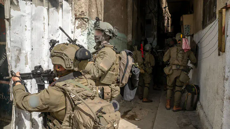 IDF soldiers during the operation