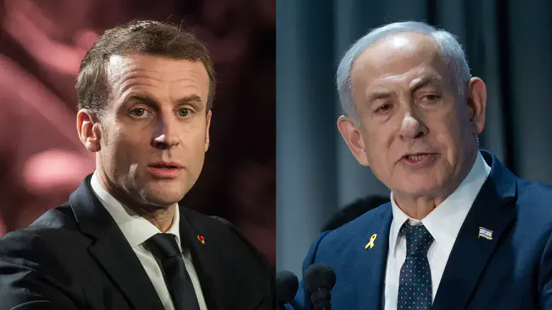 Macron and Netanyahu