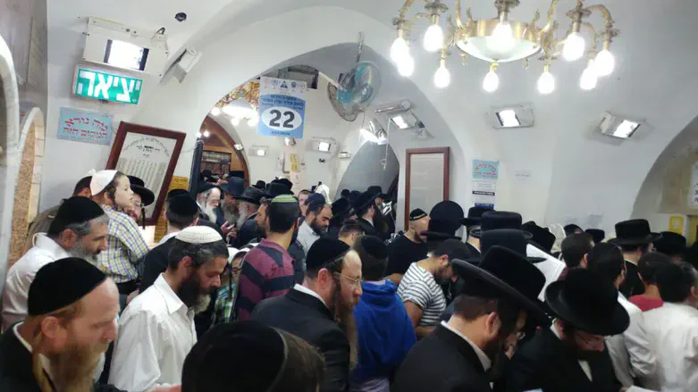 Tomb of Rashbi on Lag Ba'Omer