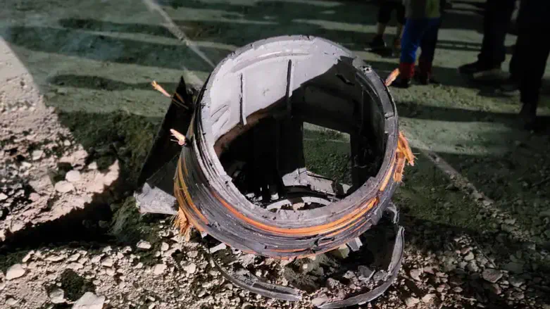 missile debris in Alon Shvut