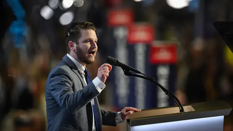 Shabbos Kestenbaum speaks at the RNC, 2024