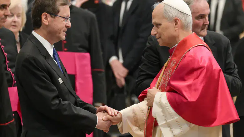 President Herzog attends Pope's inauguration