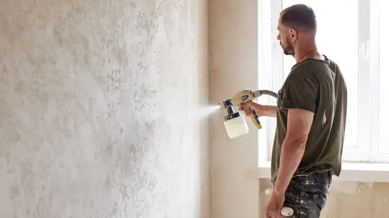 How to Spray Paint Walls Without the Mess