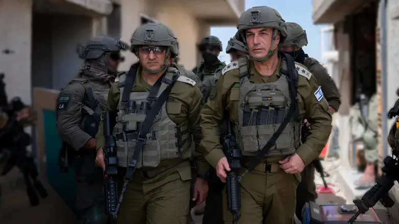 IDF Chief of Staff Eyal Zamir in Gaza