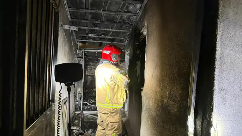 זירת השריפה