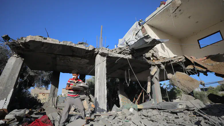 Ruins in Gaza