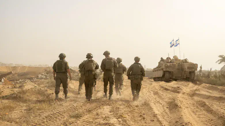 Soldiers in Gaza