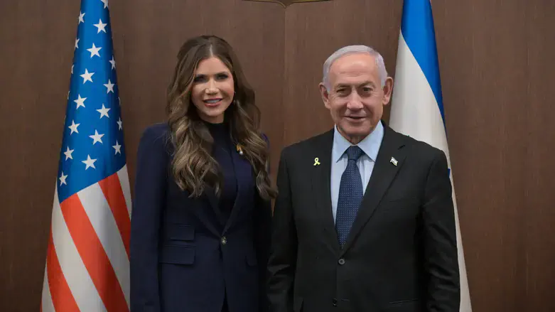 Kristi Noem and Benjamin Netanyahu