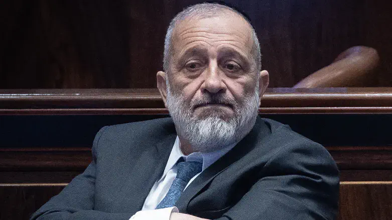 Shas leader Aryeh Deri