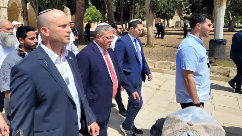Itamar Ben Gvir on the Temple Mount