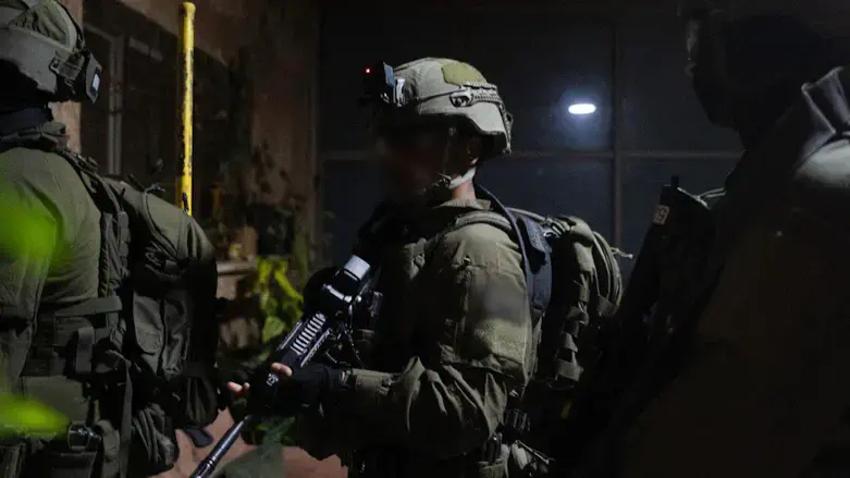 IDF soldiers operating in Judea and Samaria