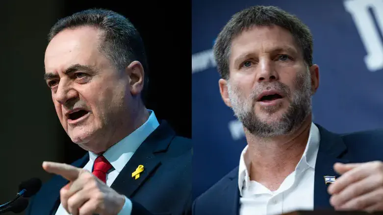 Israel Katz (L) and Bezalel Smotrich (R)