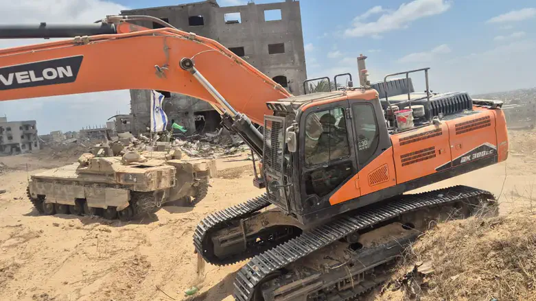 David Libi in action in Gaza recently