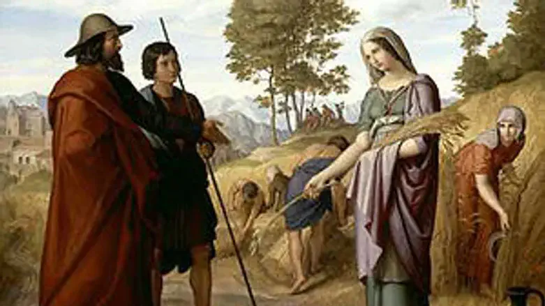 Ruth in Boaz's Field