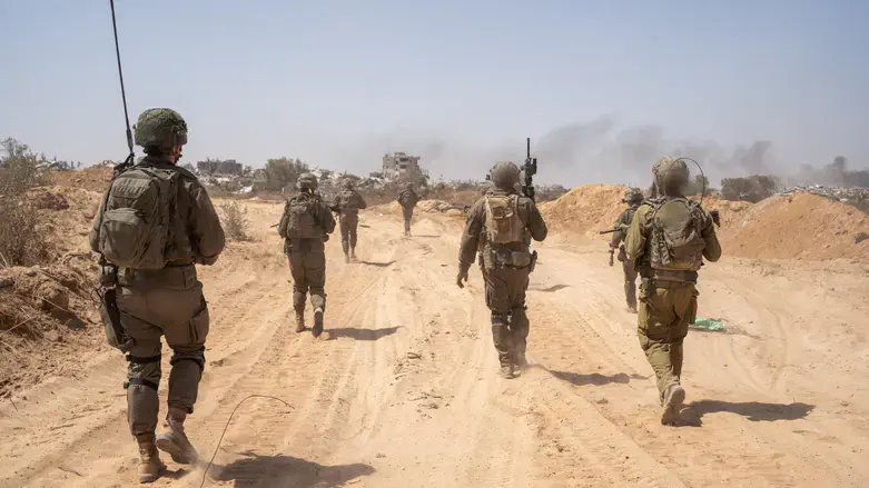soldiers in Gaza