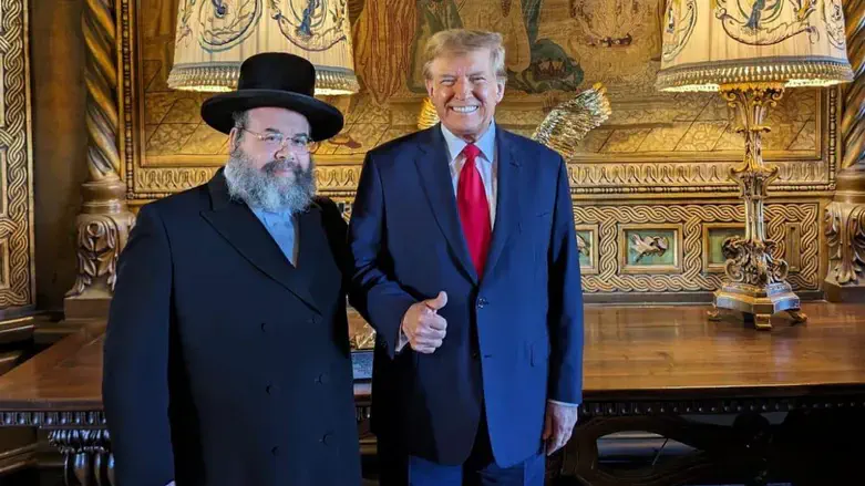 Rabbi Katz with President Trump