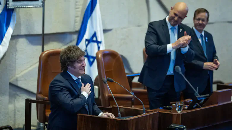 Argentina's President Milei in the Knesset