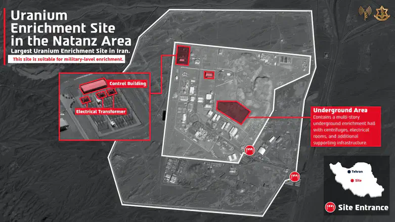 Natanz enrichment site targeted in strikes