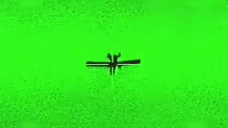 Downing a drone (illustrative)