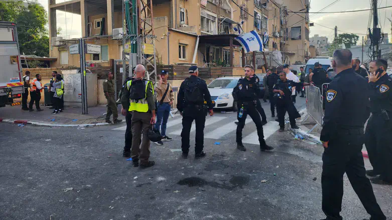 Место падения ракеты