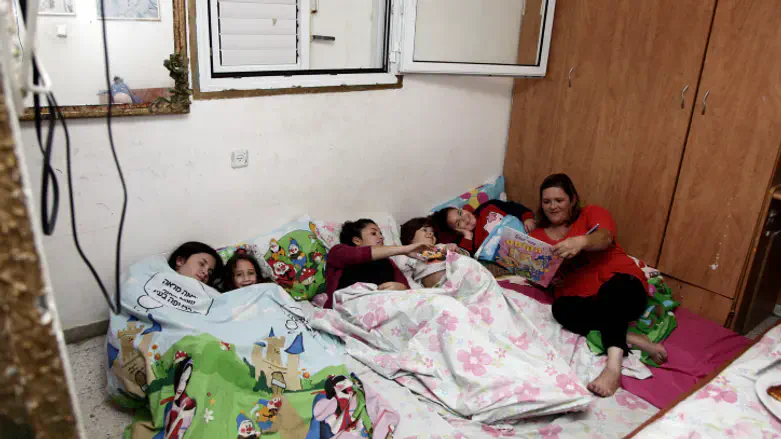 Sleeping in the protected room