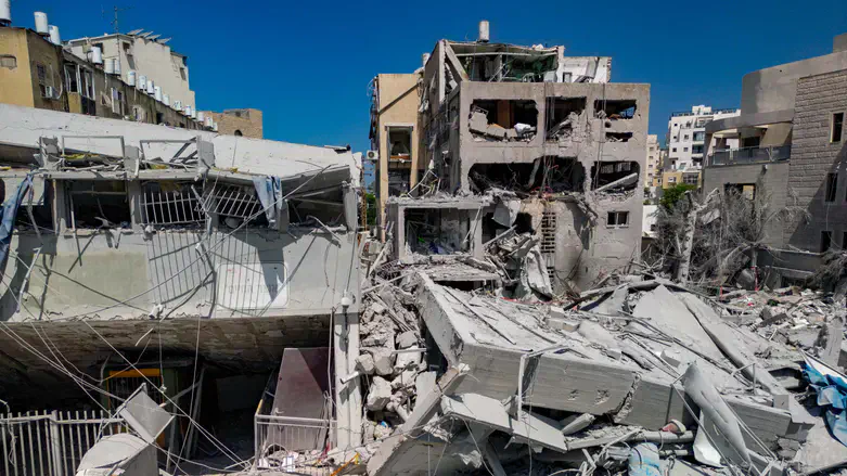 זירת הפגיעה בבני ברק