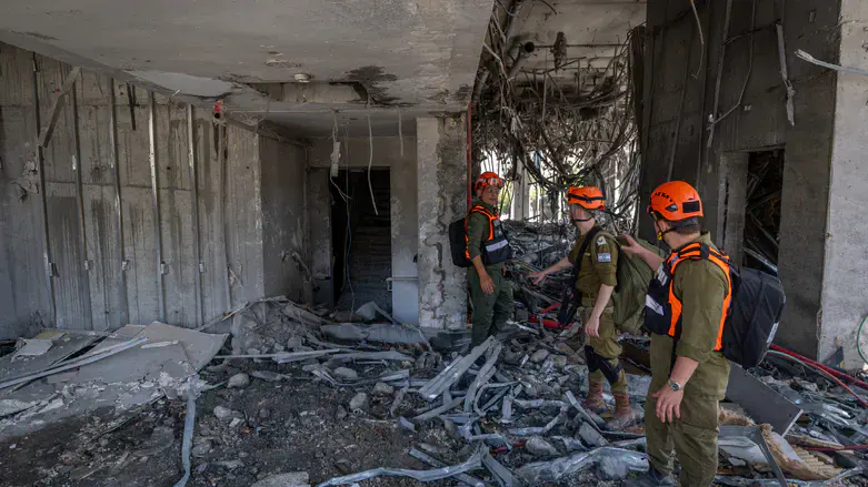 Последствия прилёта ракеты из Ирана