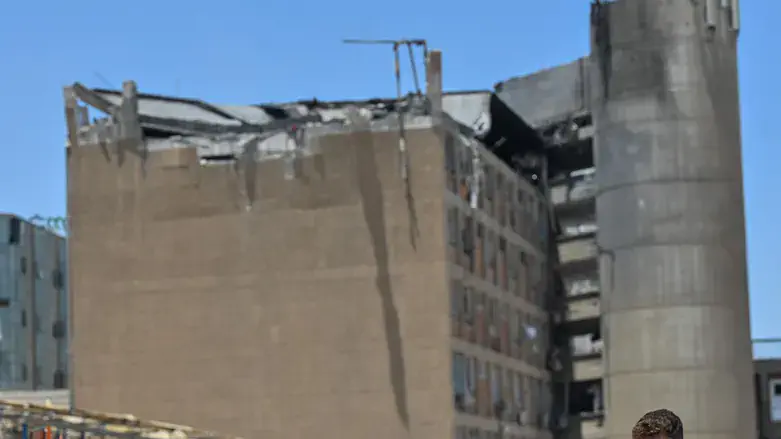 Больница "Сорока" после иранского ракетного удара