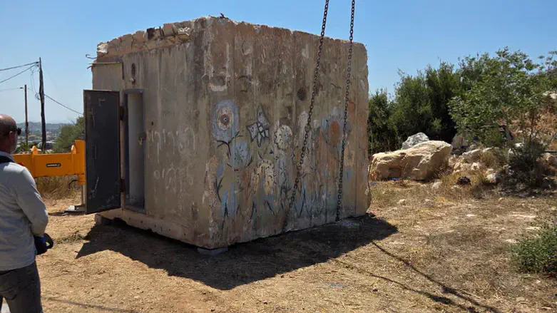 מיגונית חדשה בקרני שומרון