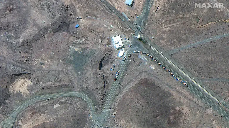 שיירת המשאיות במתקן מתקן פורדו להעשרה גרעינית