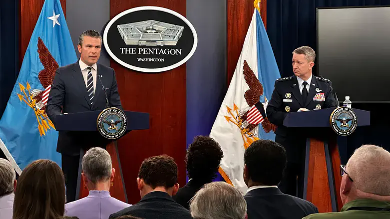 US Secretary of Defense Hegseth at Pentagon