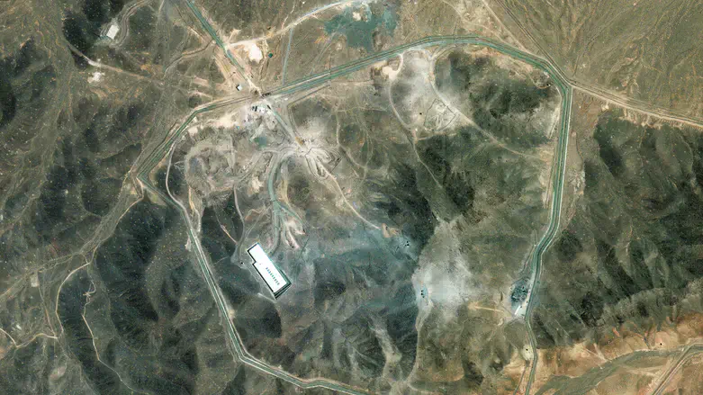 Satellite overview of Fordow on June 27, 2025