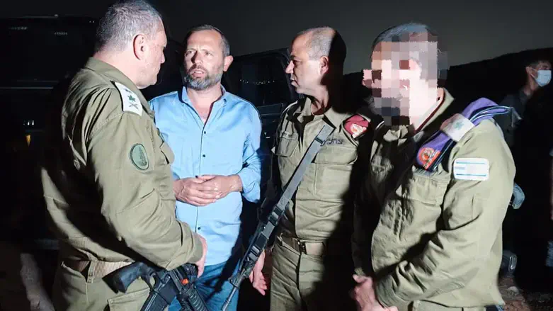 Ganz with IDF Chief of Staff Zamir