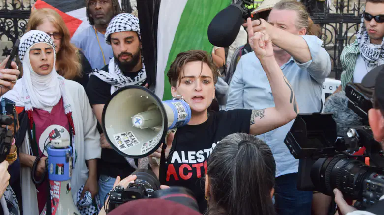 Palestine Action protest outside court