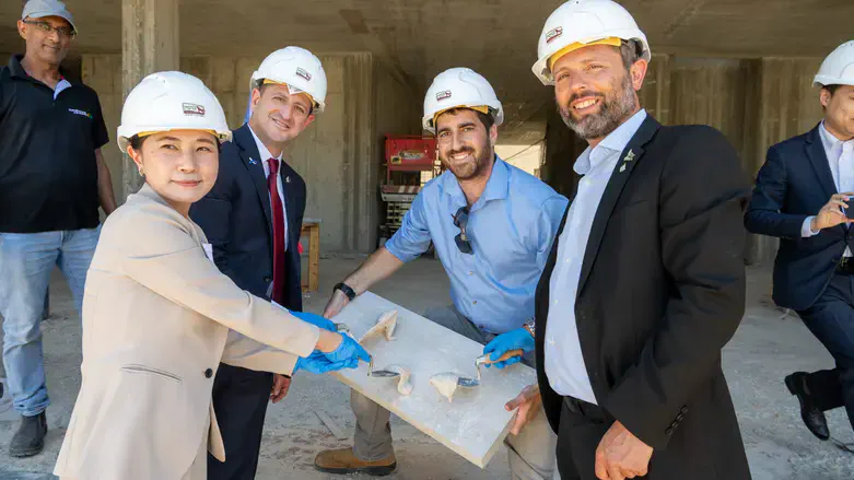 Visit of Taiwan's representative in Binyamin